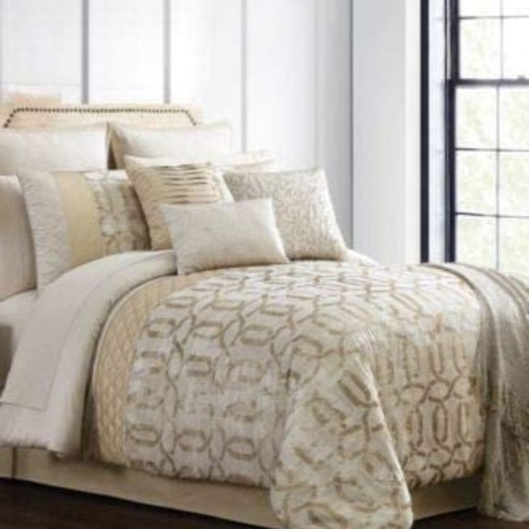 HALLMART Bedding Hallmart Collectibles Hedron 4 Piece Queen